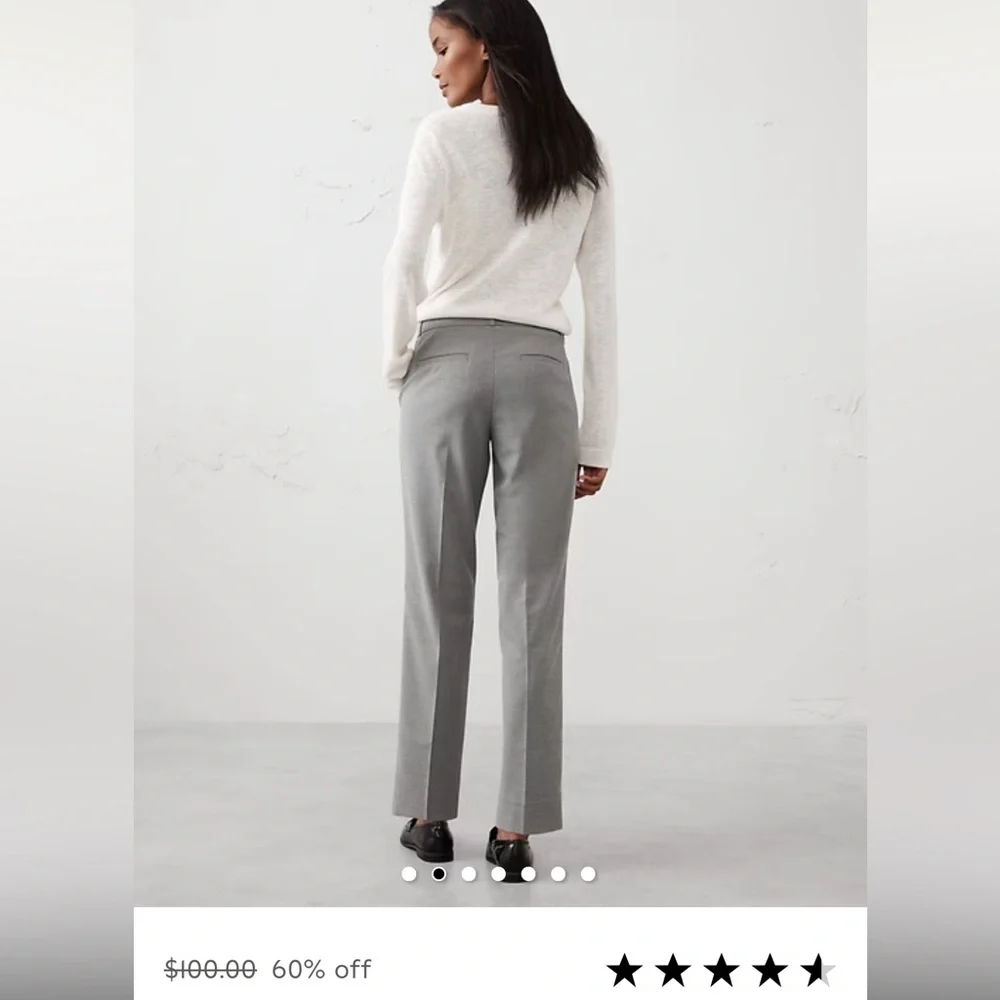 Women’s Banana Republic Striped Pants - Picture 5 of 6
